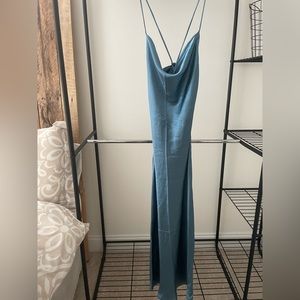 BRAND NEW never worn satin midi dress! Size Small